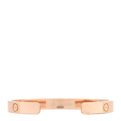 Cartier 18K Pink Gold LOVE Cuff Bracelet 16 2 of 4