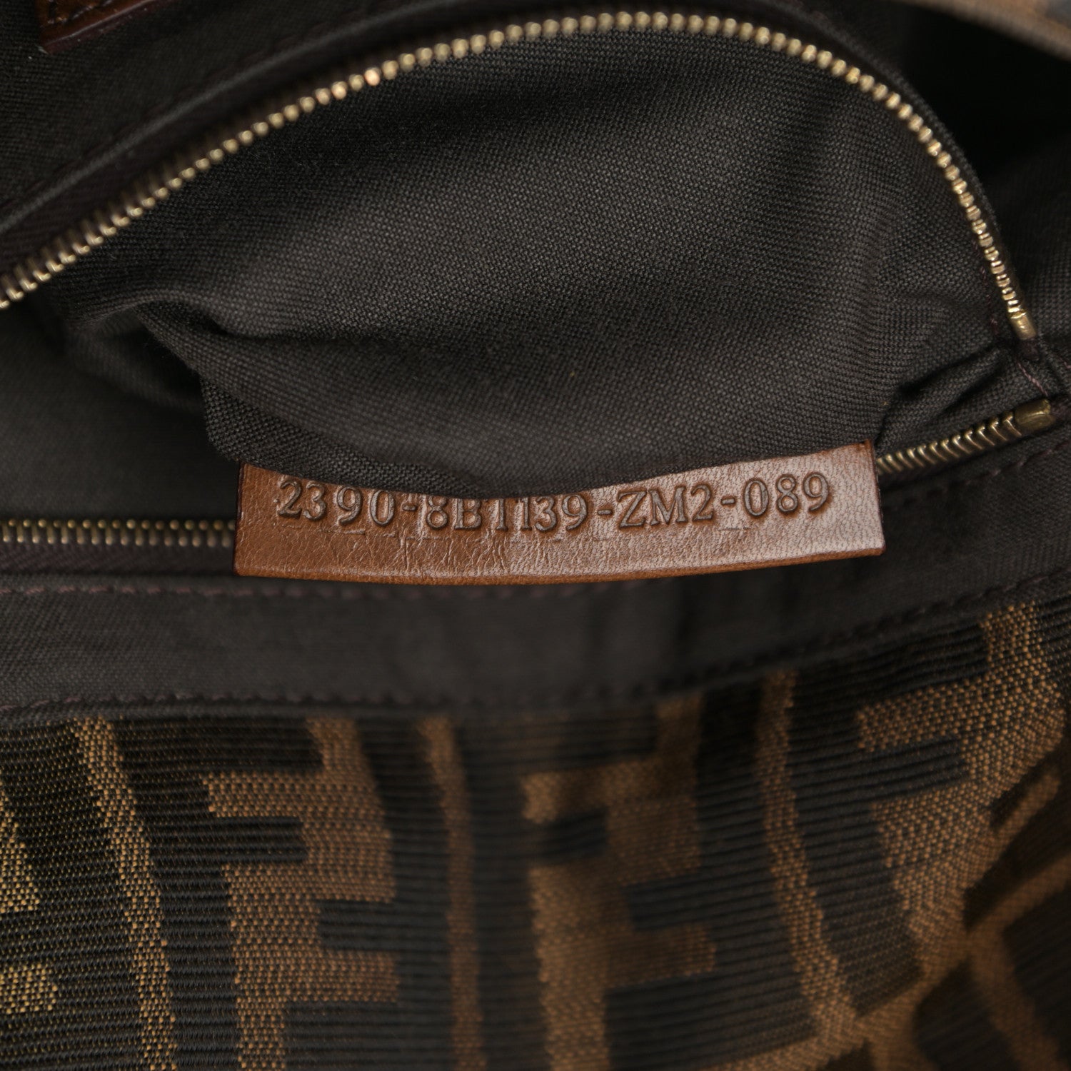 Fendi Zucca Maxi Baguette Bag Tobacco 8 of 12