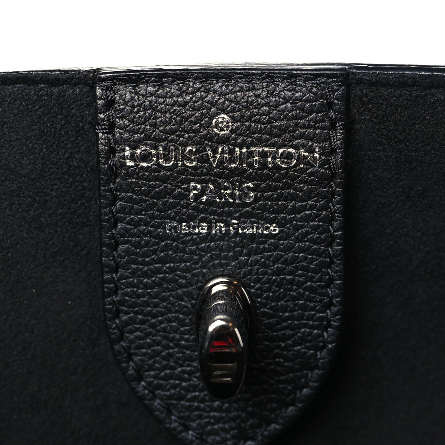 Calfskin Lockme Cabas Black