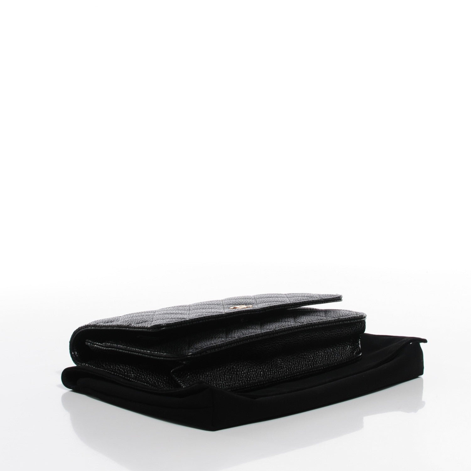 Chanel Caviar Quilted Wallet On Chain WOC Black 4 of 9
