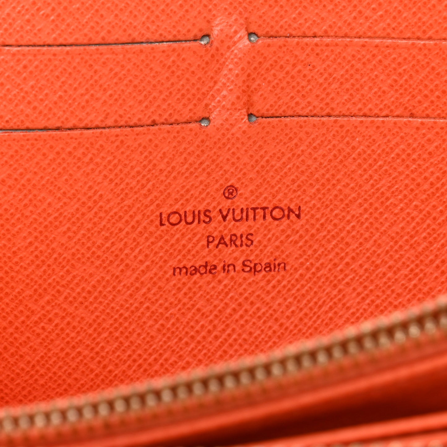 Monogram Multicolor Zippy Wallet White Orange
