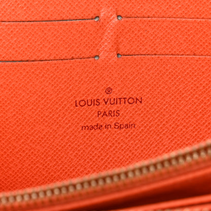 Louis Vuitton Monogram Multicolor Zippy Wallet White Orange 6 of 12