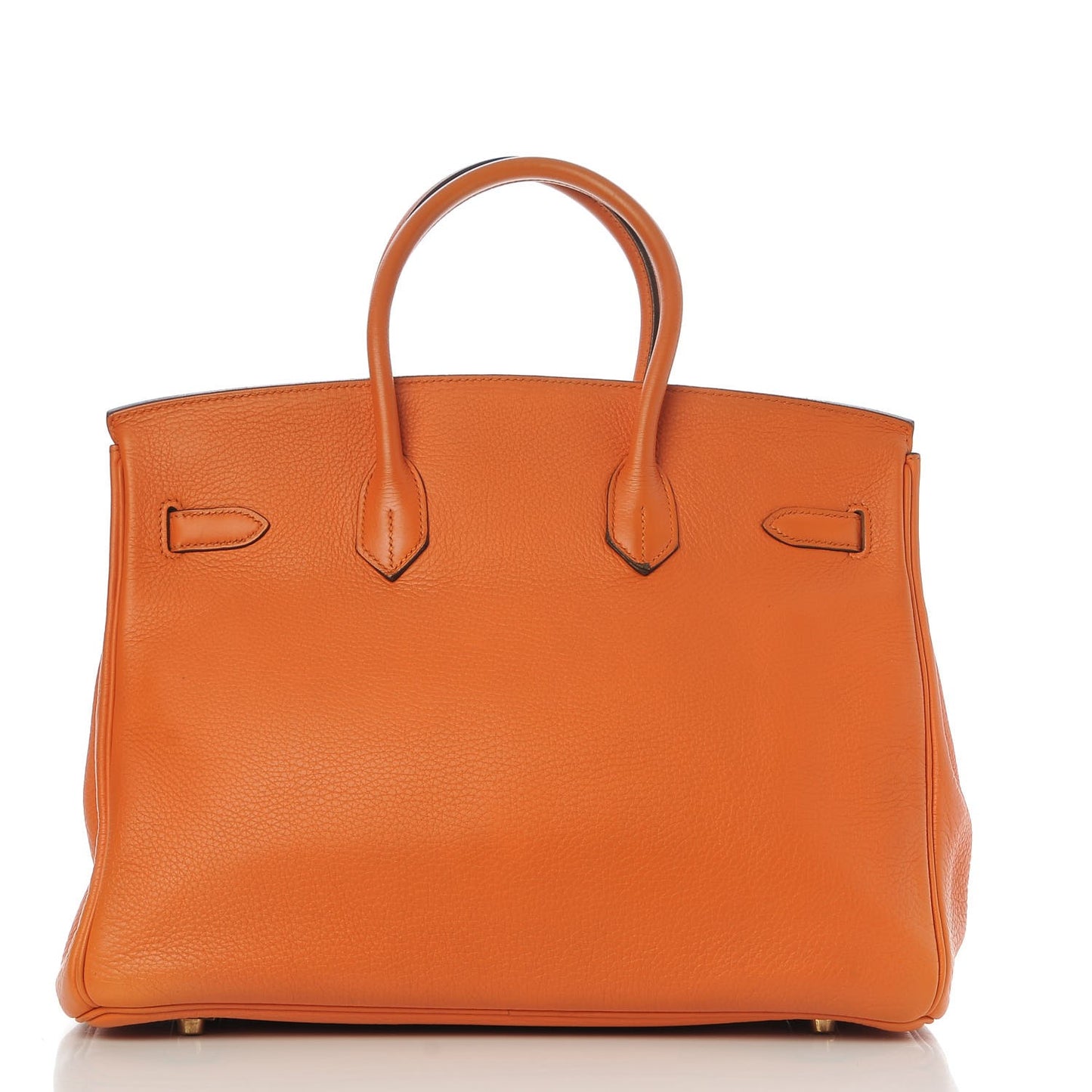 Taurillon Clemence Birkin 35 Orange
