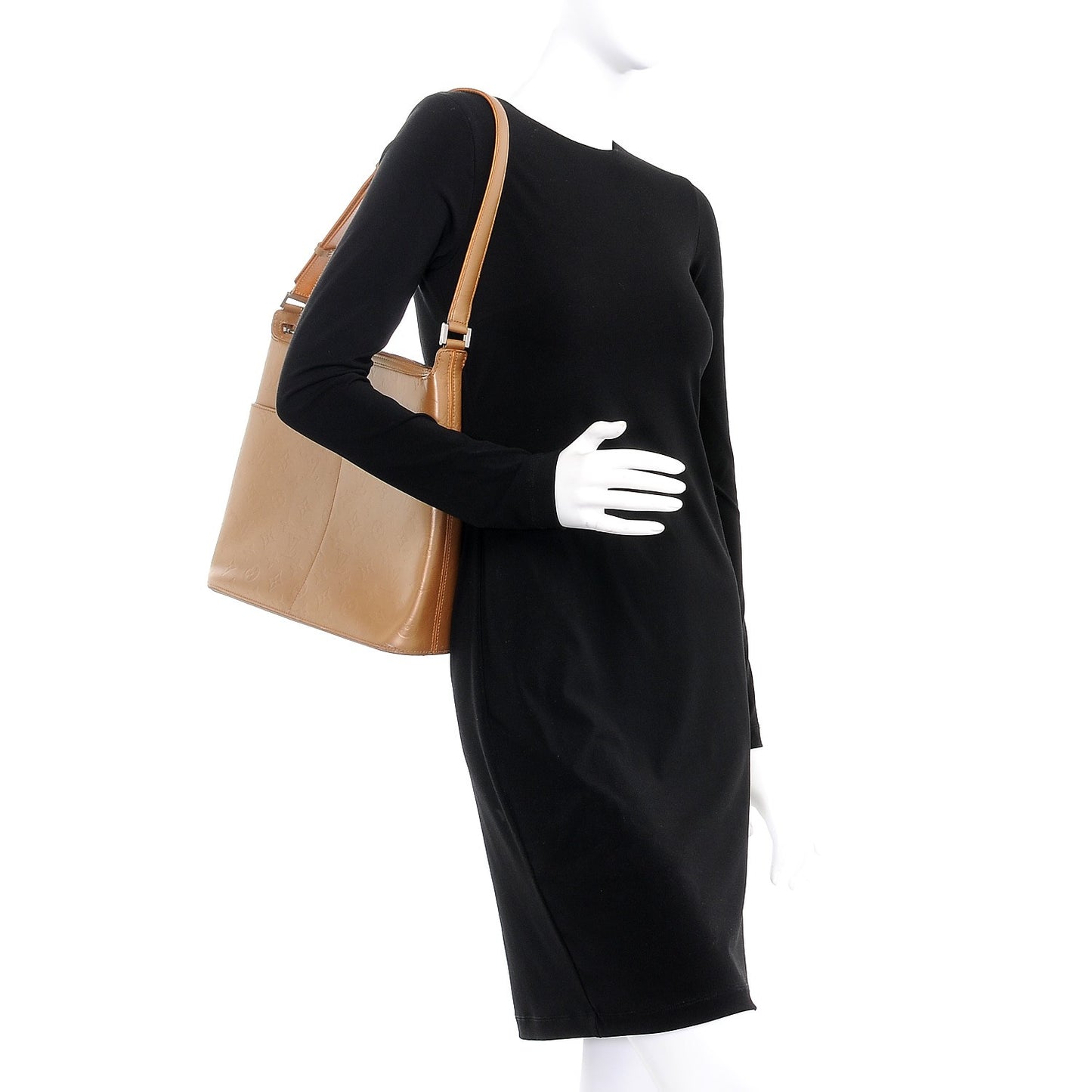 Mat Monogram Sutter Tote Ambre