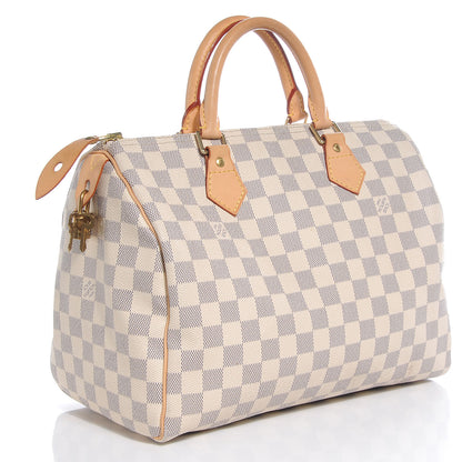 Louis Vuitton Damier Azur Speedy 30 3 of 8