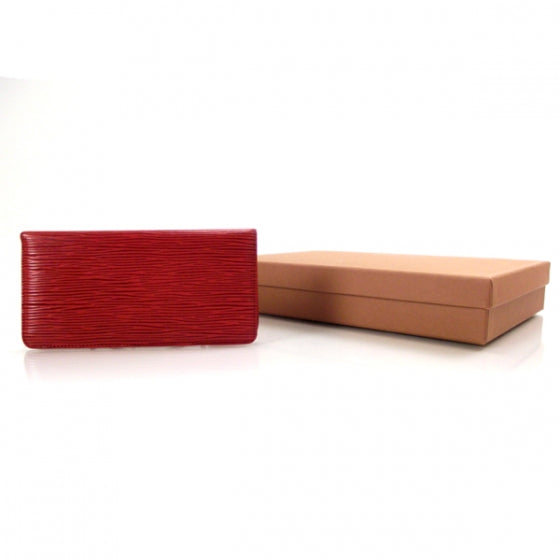 Epi Checkbook Cover Red