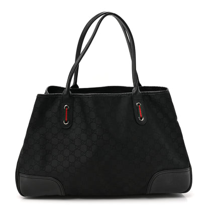 Gucci Nylon Monogram Large Princy Tote  Black 1 of 11