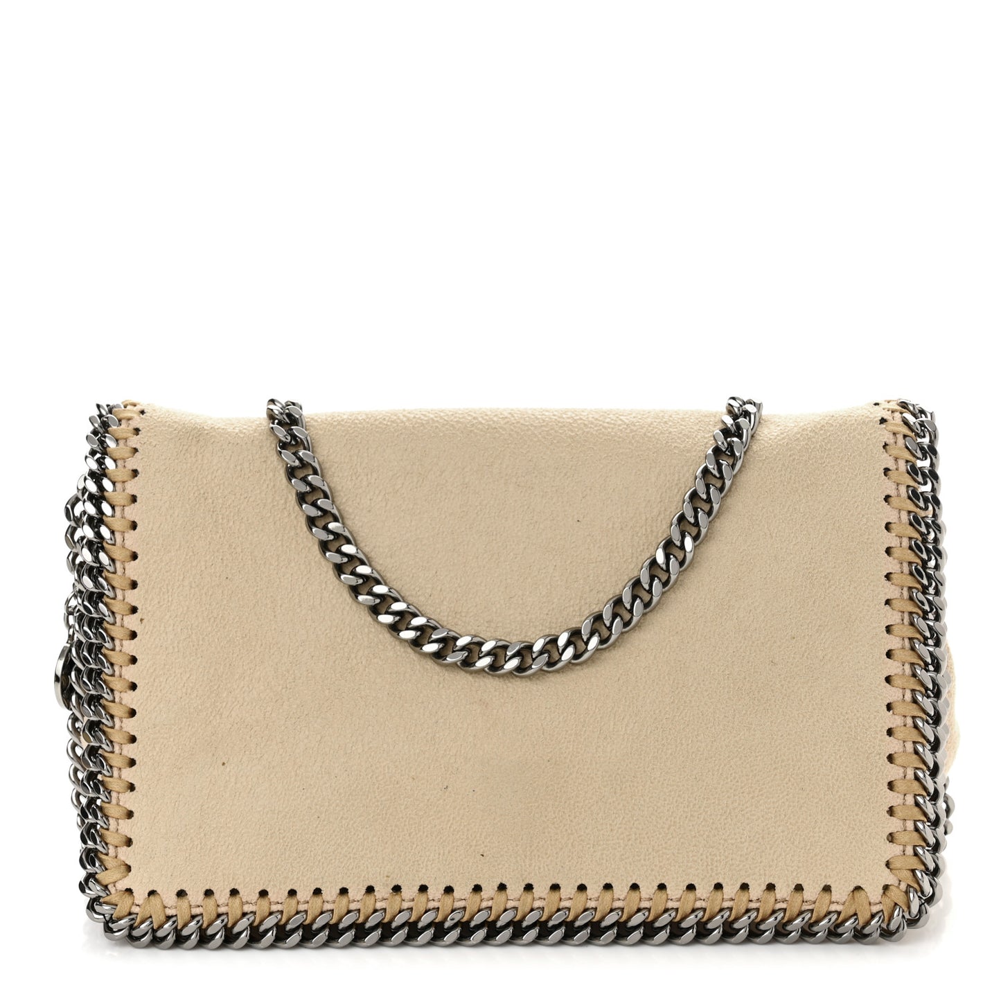 Shaggy Deer Falabella Crossbody Bag Beige
