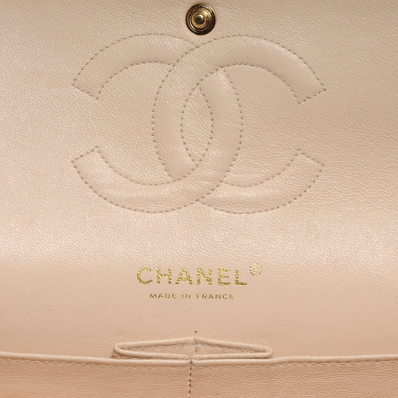 Chanel Lambskin Medium Double Flap Beige 5 of 8