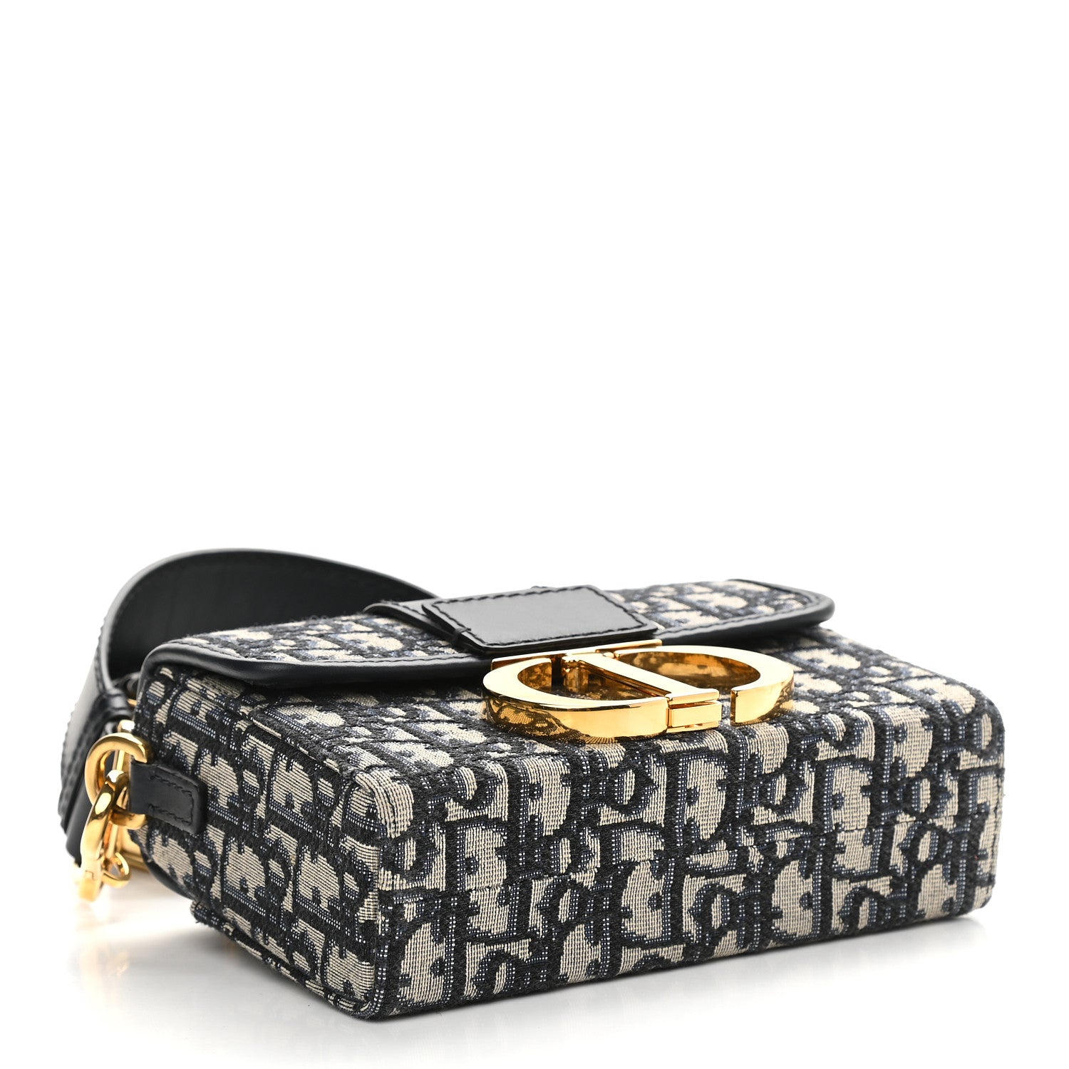 Christian Dior Oblique 30 Montaigne Box Bag Blue 3 of 7