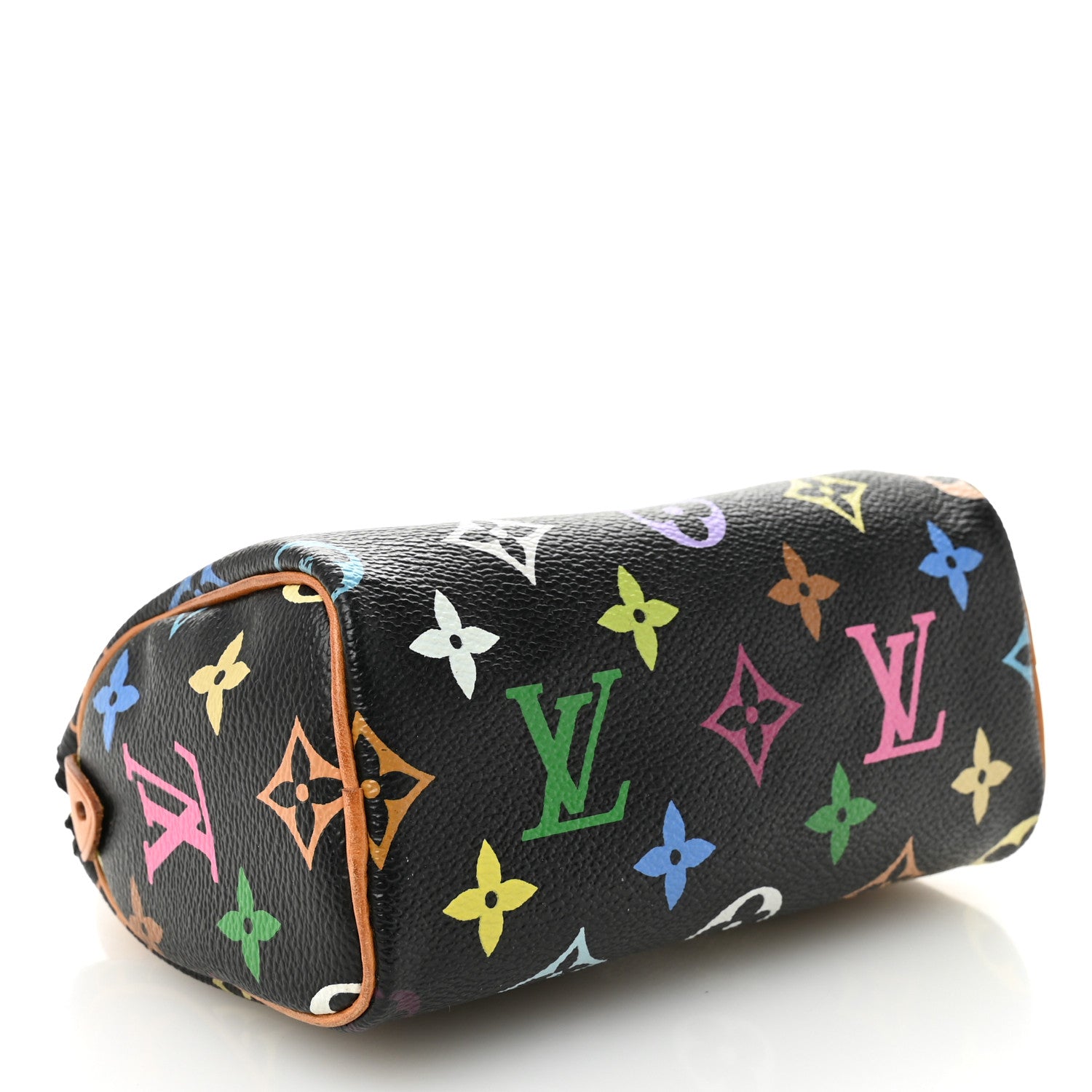 Louis Vuitton Monogram Multicolor Mini Sac HL Speedy Black 4 of 10
