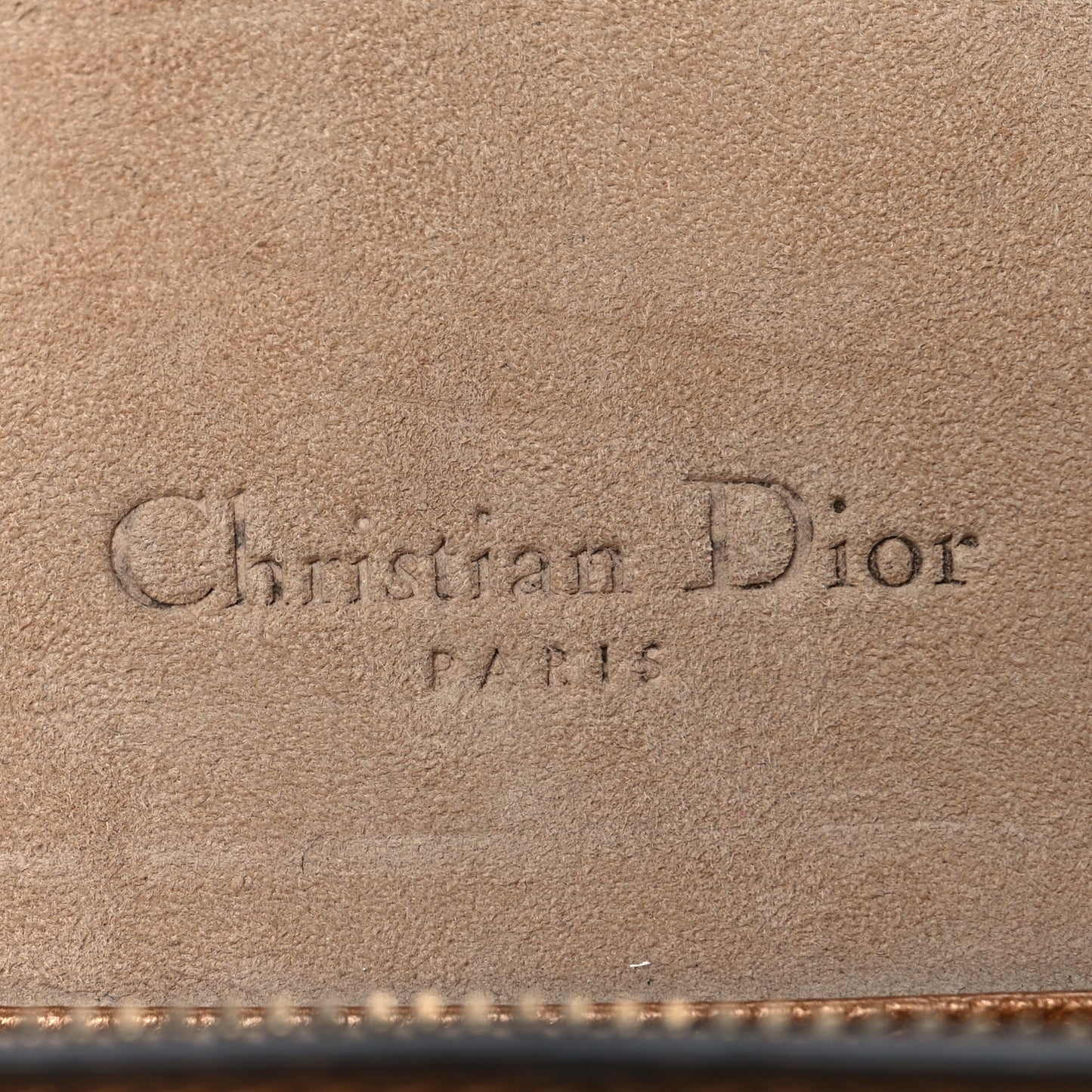 Metallic Grained Calfskin Saddle Belt Bag Gold