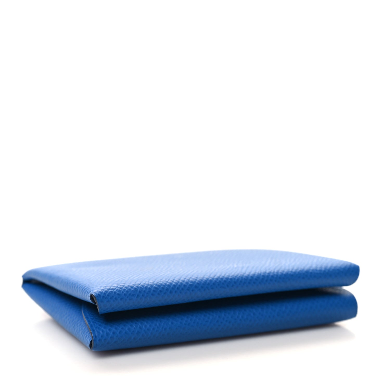 Epsom Calvi Duo Card Case Bleu Zanzibar