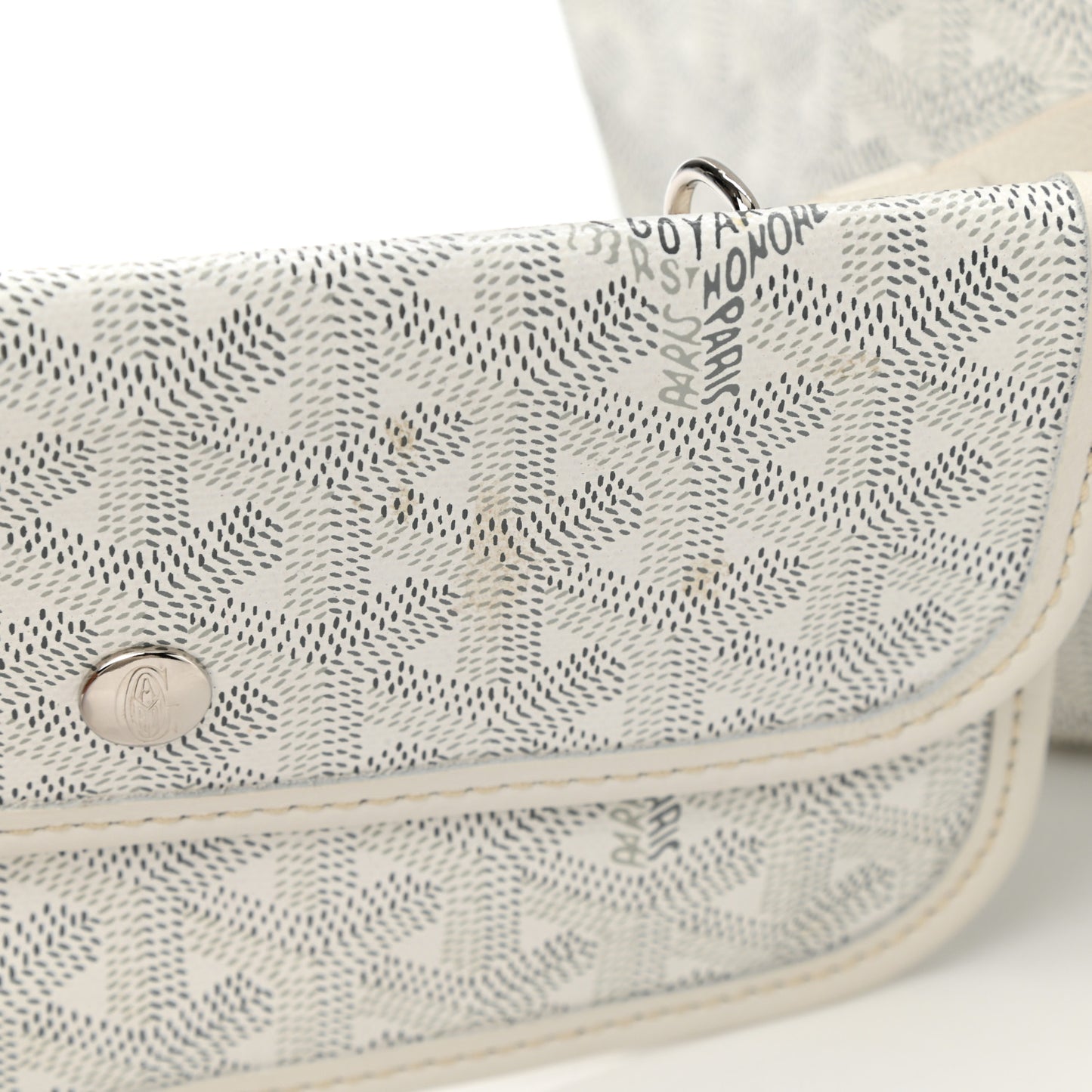 Goyardine Saint Louis PM White