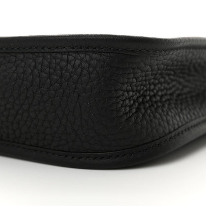 Hermes Taurillon Clemence Evelyne TPM Black 10 of 11