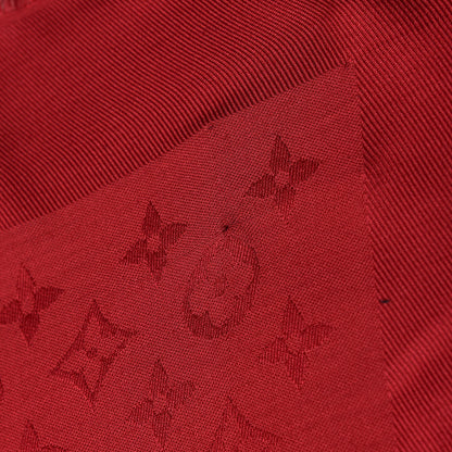 Louis Vuitton Silk Wool Monogram Shawl Pomme D'Amour 5 of 5