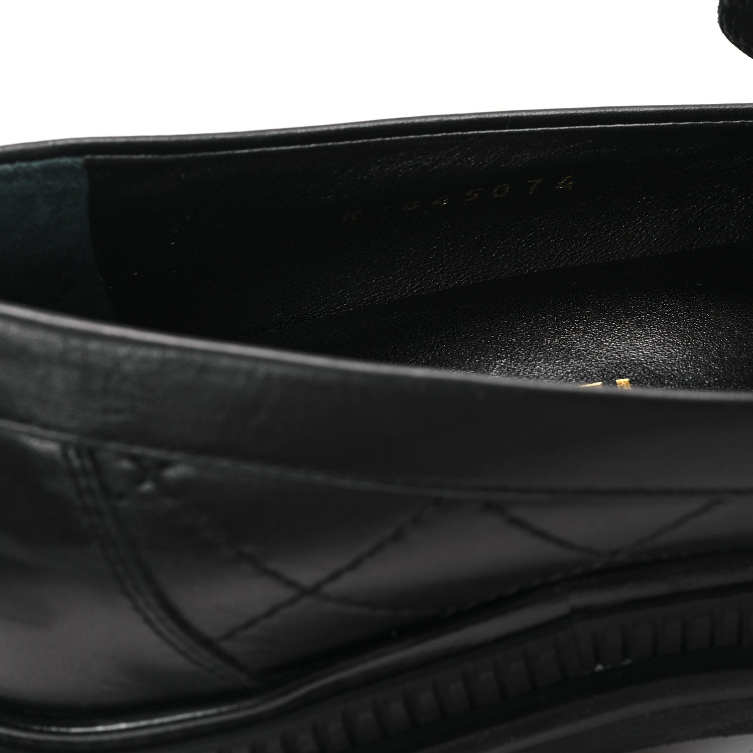Chanel Calfskin Quilted CC Mocassin Loafers 36.5 Black 9 of 10