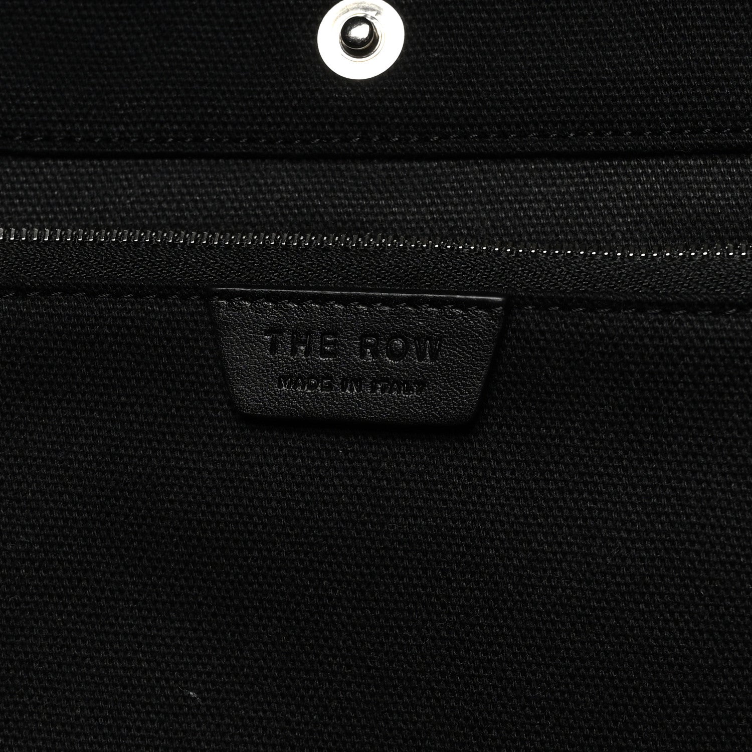 The Row Cotton Twill East West Idaho Tote Black 6 of 9