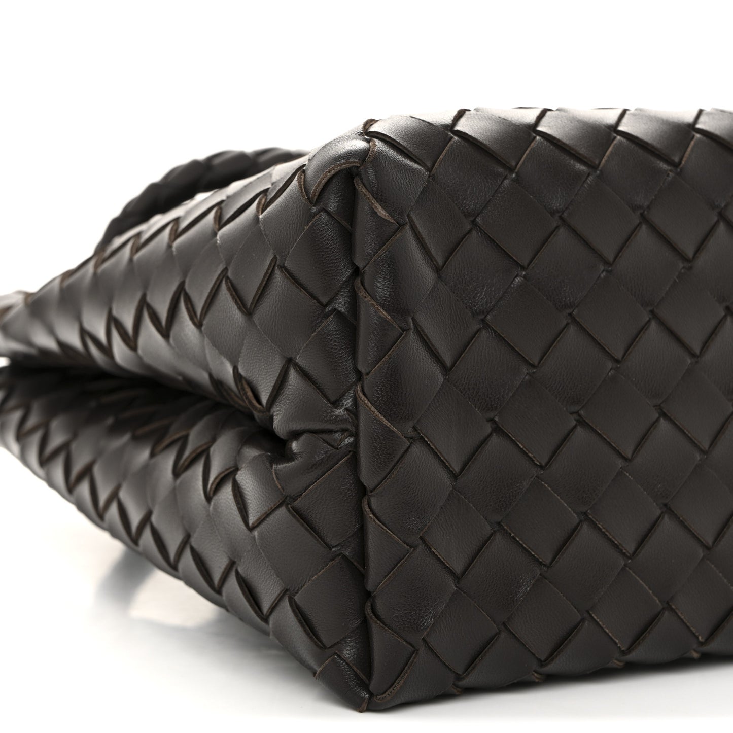 Nappa Intrecciato Medium Andiamo Shoulder Bag Fondant