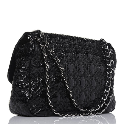 Chanel Vinyl Rock In Moscow Single Flap Black 4 of 12