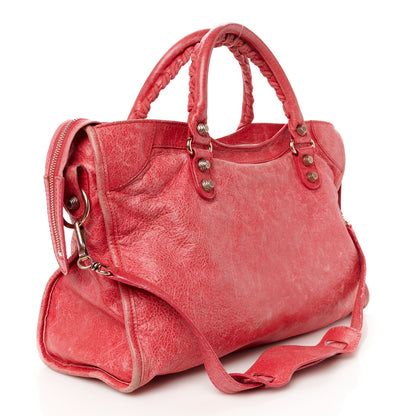 Balenciaga Agneau Giant 12 Rose Gold Hardware City Rose Thulian 4 of 13