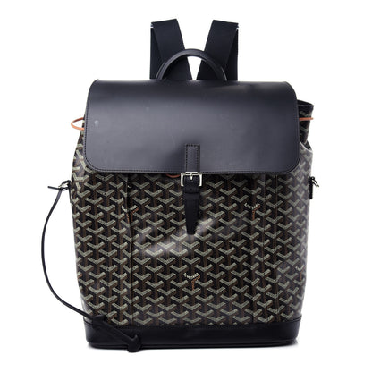 Goyard Goyardine Calfskin Alpin MM Backpack Black 1 of 10