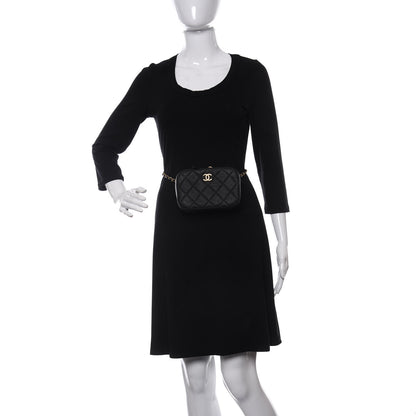 Chanel Caviar Quilted Waist Bag Black 2 of 11