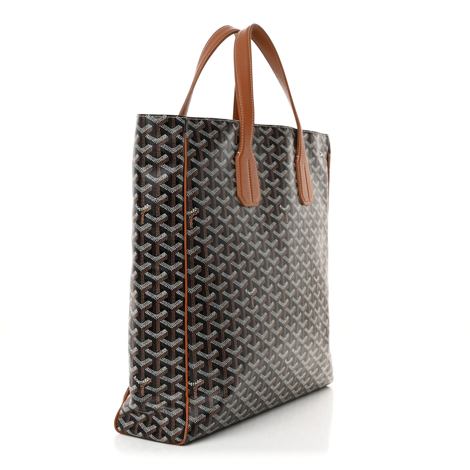Goyard Goyardine Voltaire III Tote Black Gold 3 of 14