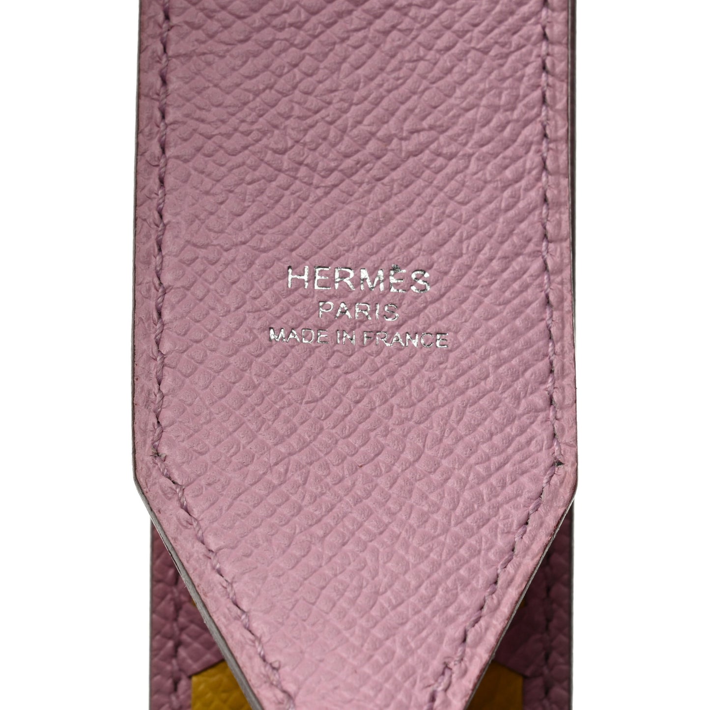 Epsom 30mm Hexagone Tressage Shoulder Strap Mauve Sylvestre Rouge H Jaune de Naples