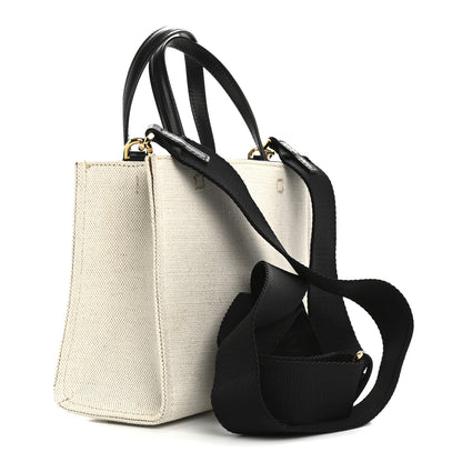 Givenchy Canvas Mini G-Tote White Black 3 of 12
