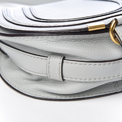 Chloe Calfskin Mini Marcie Round Crossbody Bag Airy Grey 8 of 10