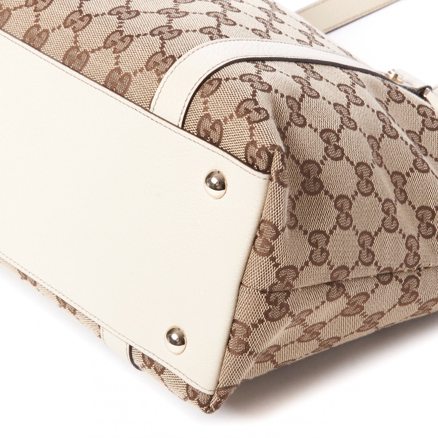 Gucci Monogram Medium Abbey Tote Off White 5 of 9
