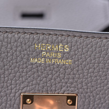 Hermes Togo Birkin 35 Etain 20 of 32