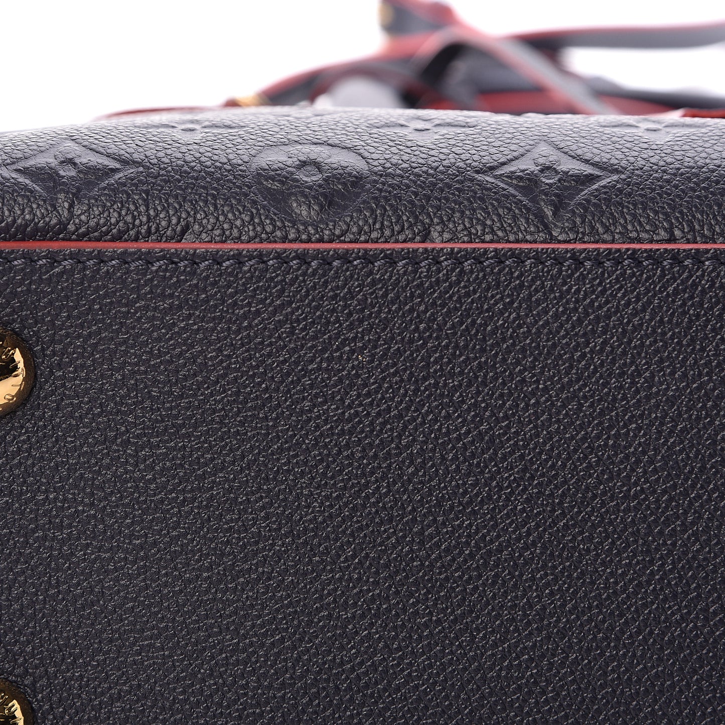 Empreinte Pont Neuf MM Marine Rouge