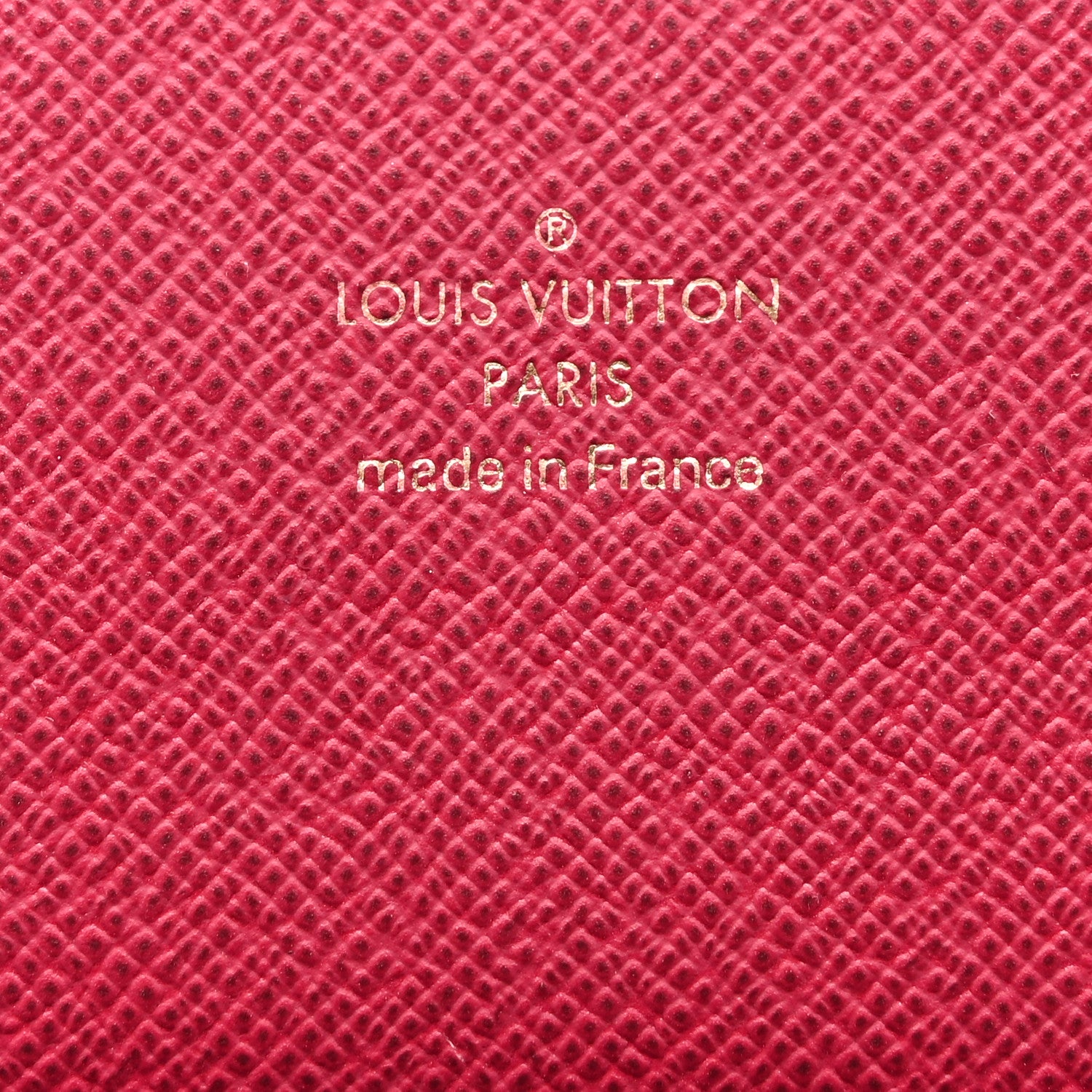 Louis Vuitton Calfskin Felicie Card Holder Insert Fuchsia 6 of 7