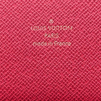 Louis Vuitton Calfskin Felicie Card Holder Insert Fuchsia 6 of 7