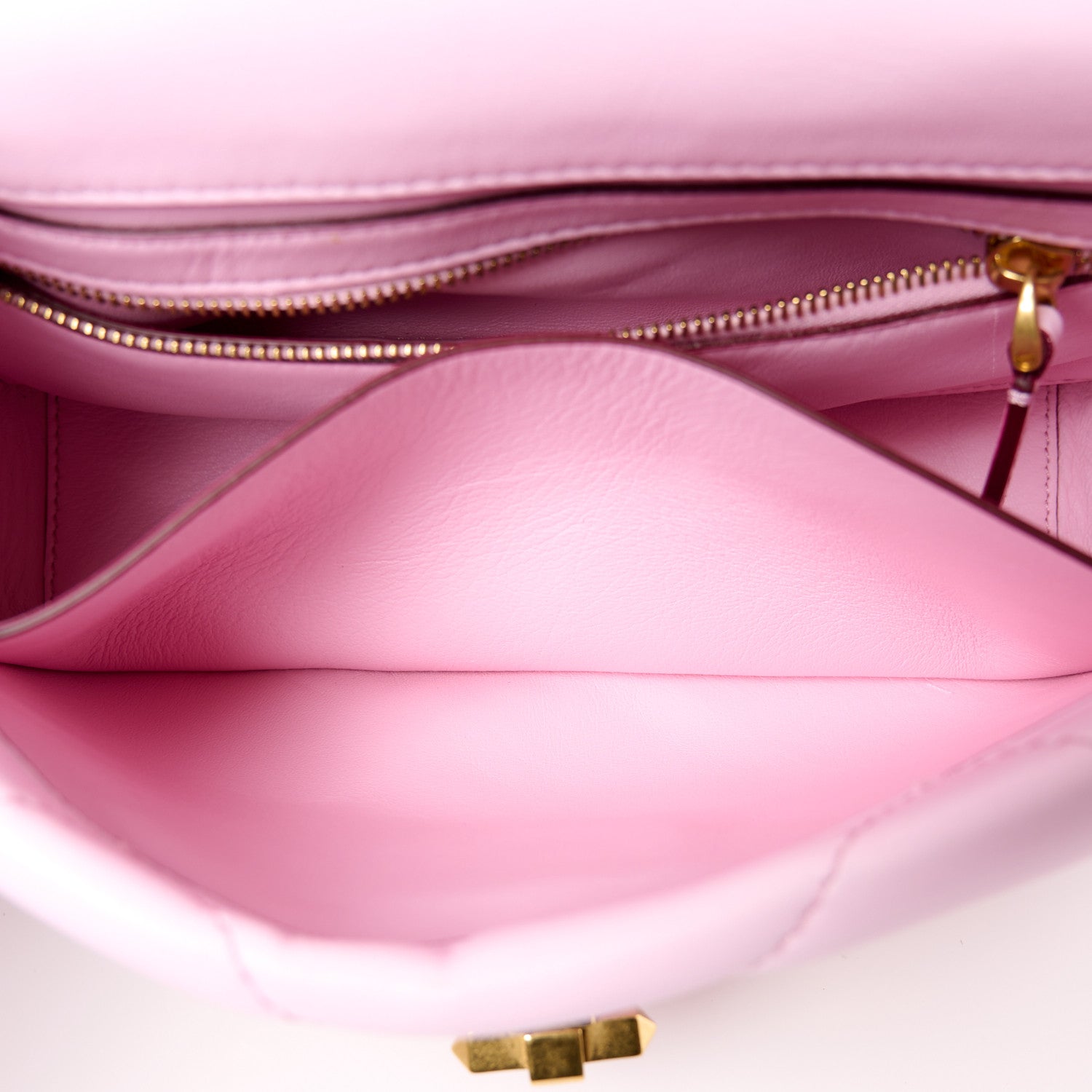 Valentino Garavani Nappa Medium Roman Stud Shoulder Bag Pink Borealis 11 of 12