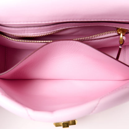 Valentino Garavani Nappa Medium Roman Stud Shoulder Bag Pink Borealis 11 of 12