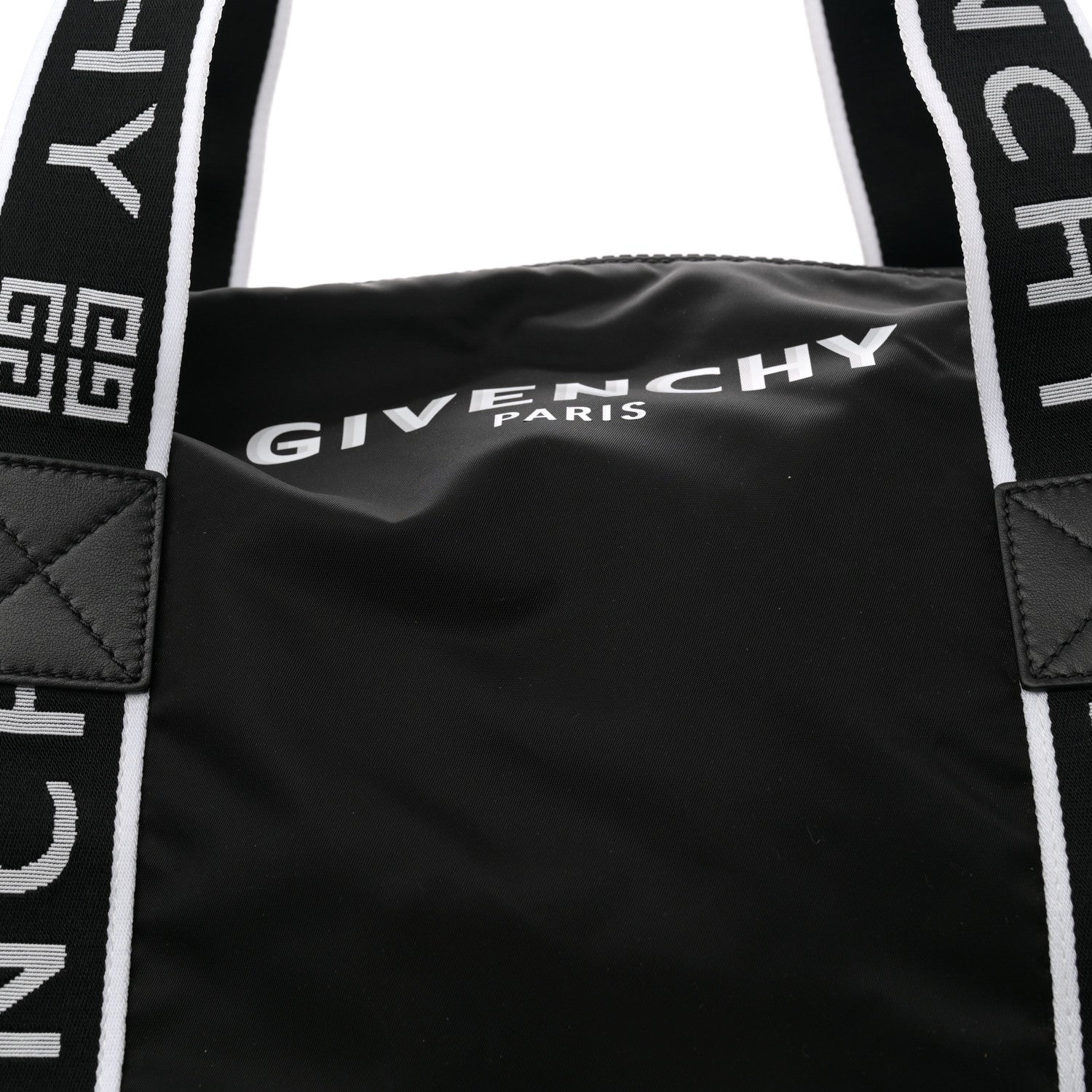 Givenchy Nylon Logo Gym Duffle Black 7 of 9