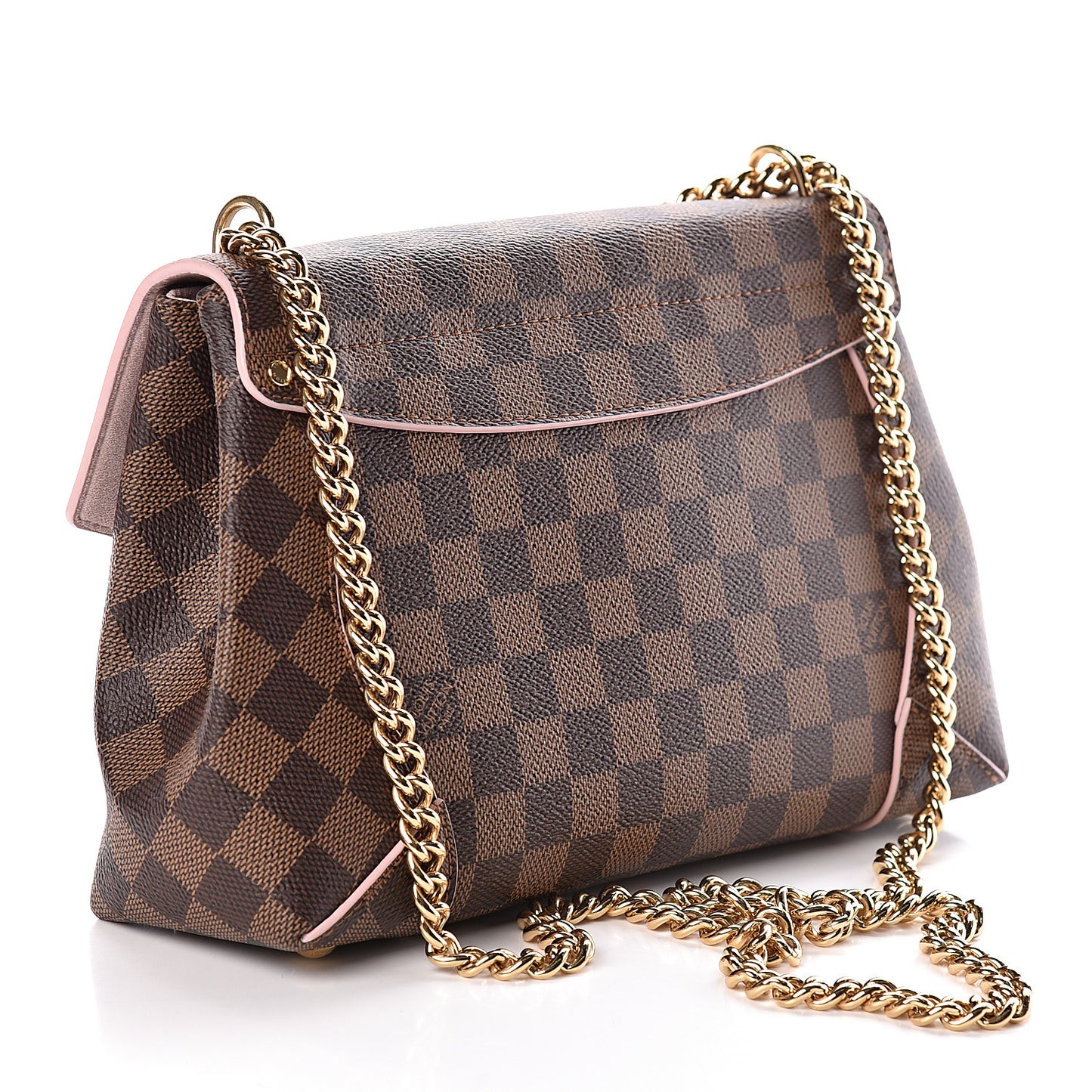 Damier Ebene Caissa Clutch Rose Ballerine