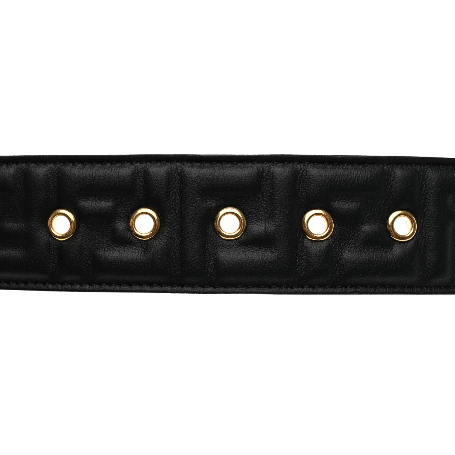 Fendi Nappa FF 1974 Embossed Belt 75 30 Black 3 of 6