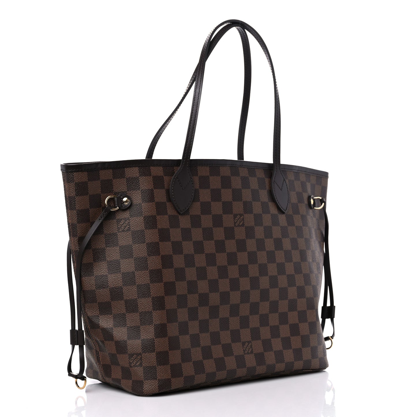 Damier Ebene Neo Neverfull MM Rose Ballerine