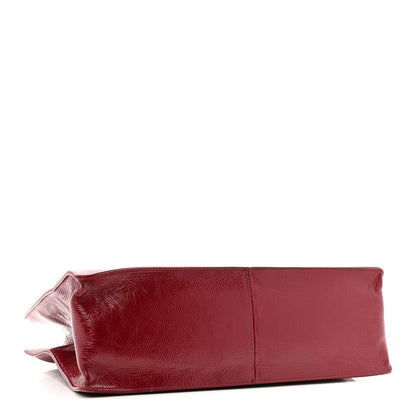 Chanel Shiny Aged Calfskin Shopping Bag Red 4 of 15