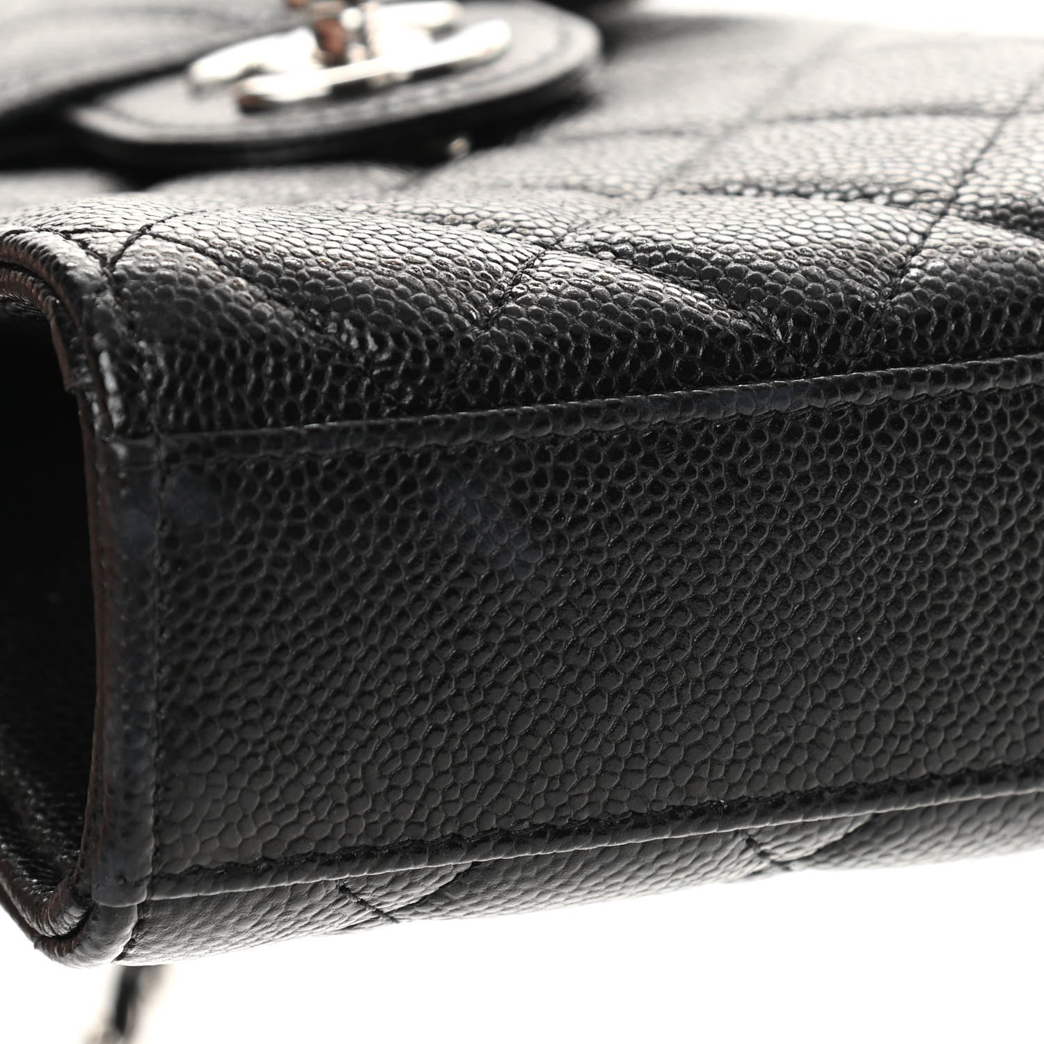 Chanel Caviar Quilted Classic Phone Holder Black 13 of 14
