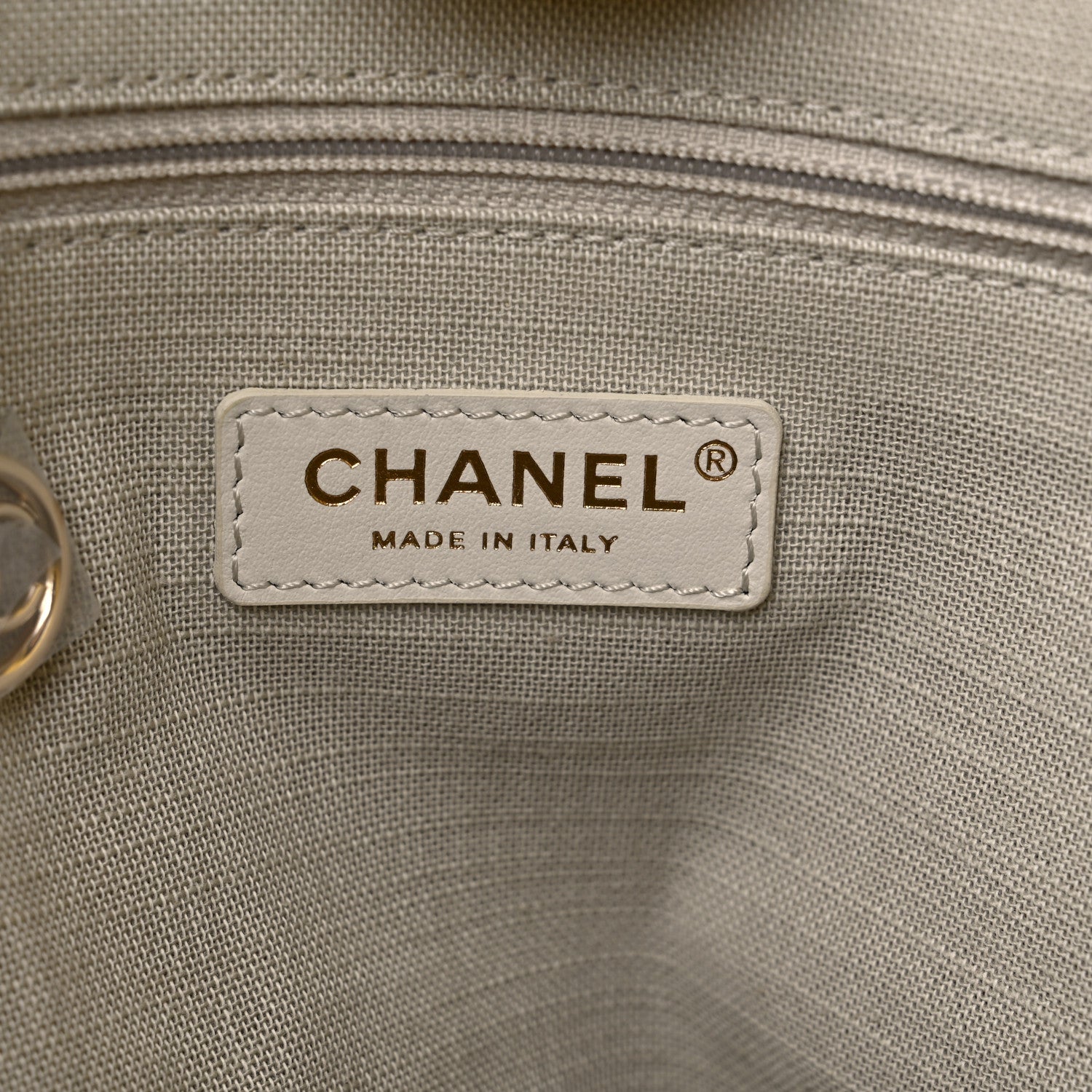 Chanel Mixed Fibers Small Deauville Tote Yellow 7 of 13