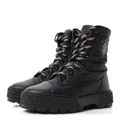 Hermes Calfskin Parachute Fresh Ankle Boots 35 Black 4 of 10
