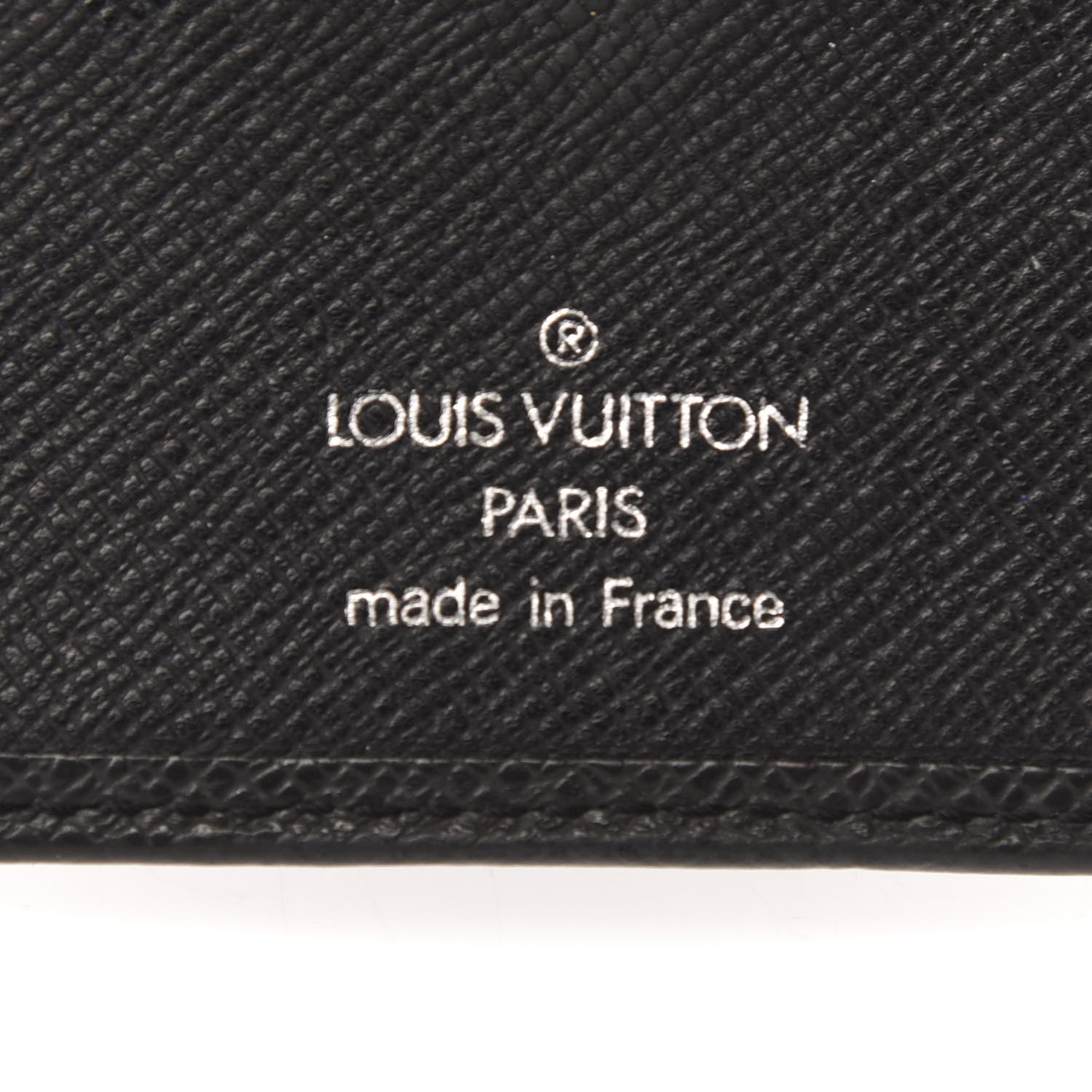 Louis Vuitton Taiga Porte Billets 3 Cartes Billfold Wallet Coin Case Ardoise 6 of 6