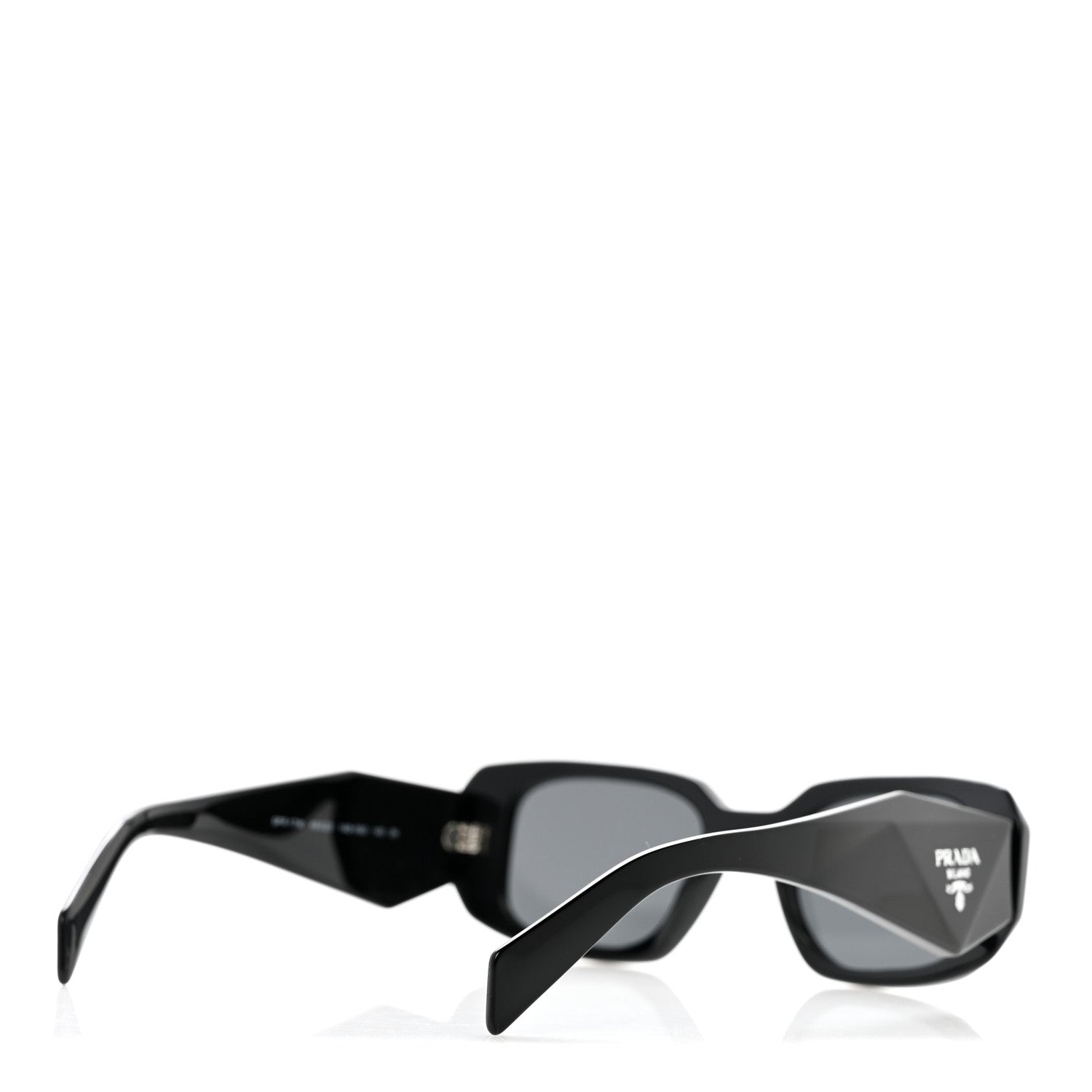 Prada Acetate Symbole Sunglasses SPR 17W Black 4 of 9