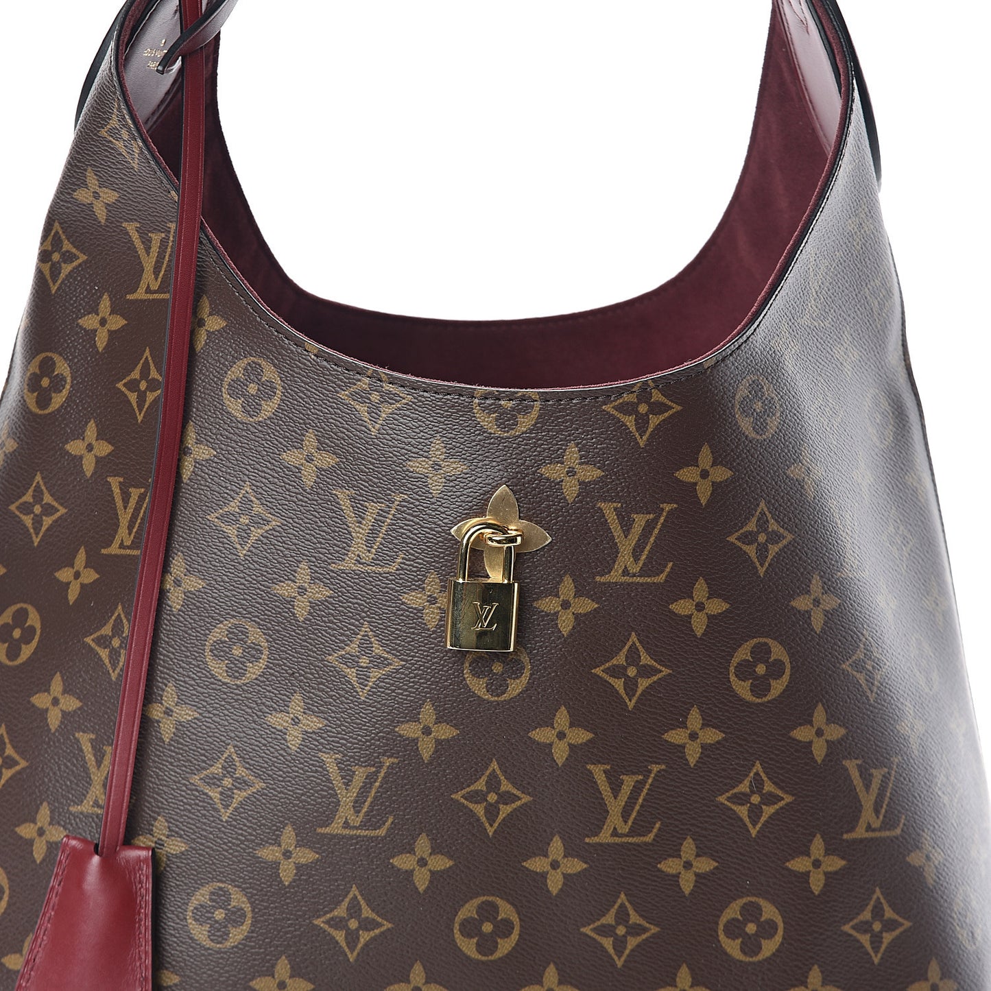 Monogram Flower Hobo Bordeaux