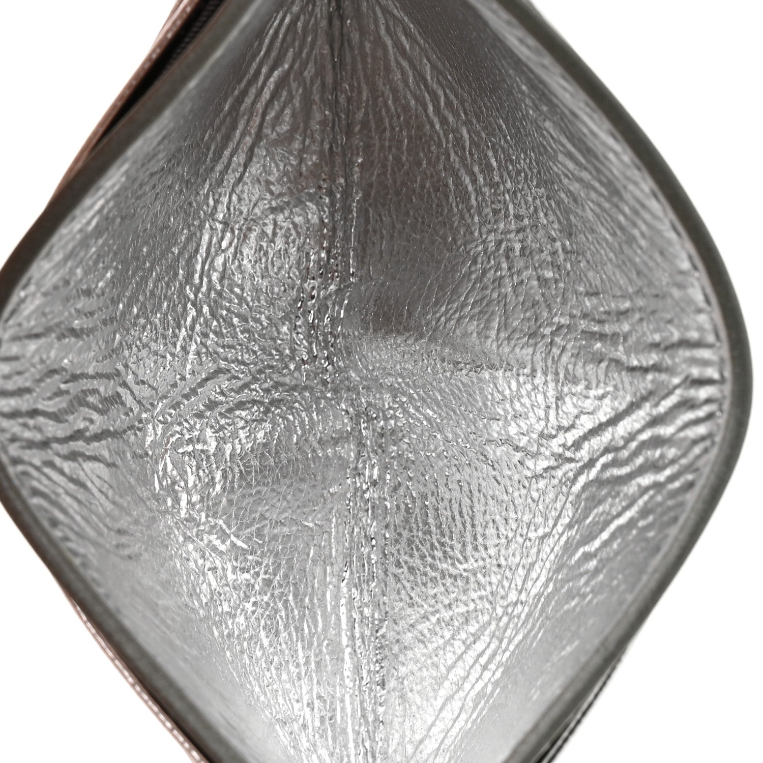Bottega Veneta Mirror Laminated Nappa Intrecciato Card Holder Silver 5 of 8